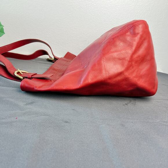 Coach Vintage Red Leather Soho Tote 4082 - Picture 9 of 10